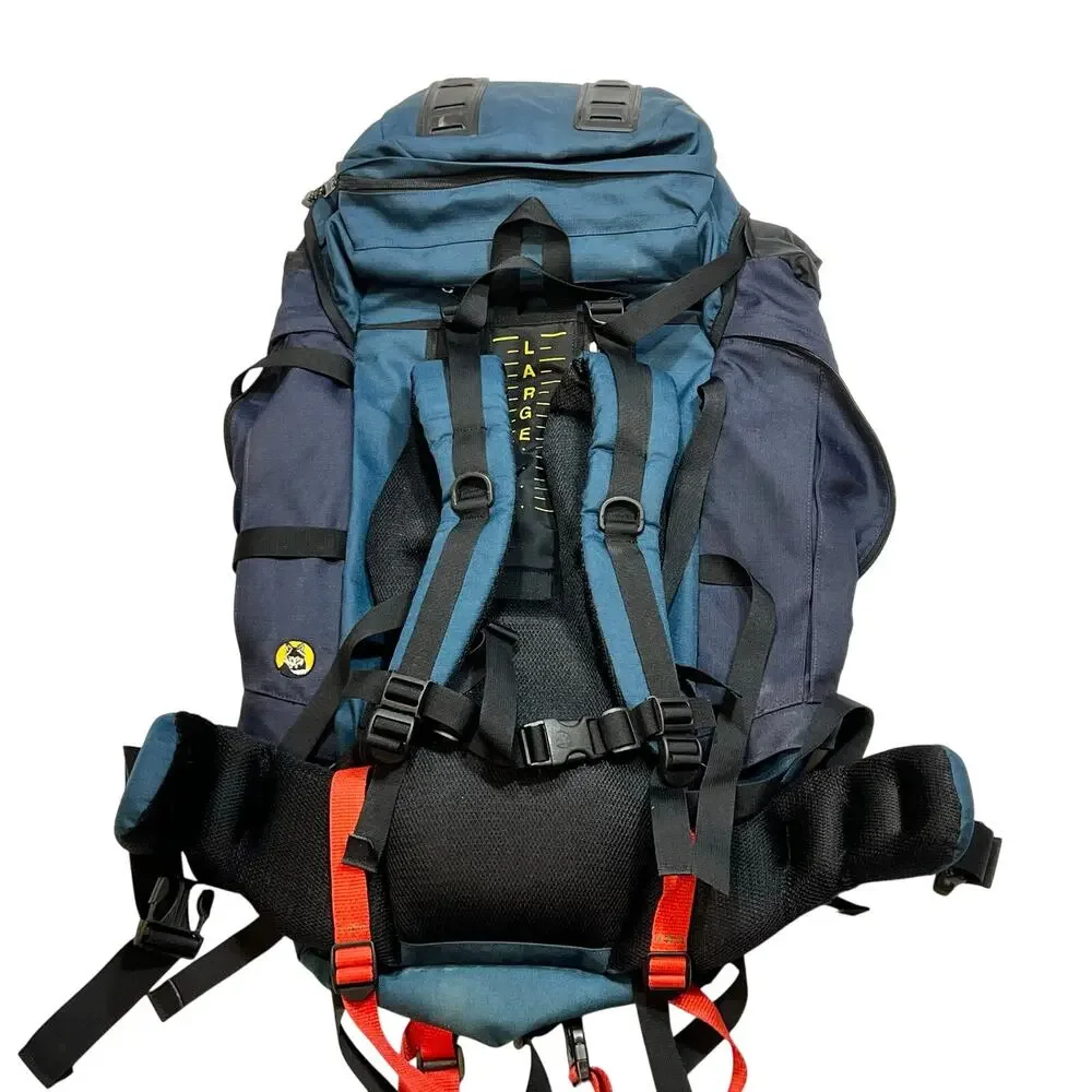 Vintage Black Wolf Granite Peak 65 Hiking Backpack Internal Frame Rucksack 65L